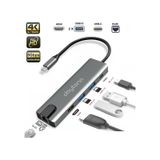 DAYTONA FC55 5IN1 HUB TYPE-C TO 2-USB 3.0 HDMI GIGABIT ETHERNET