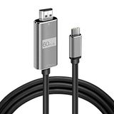Daytona HC-01 Type-C to 4K Ultra Full HD HDMI USB-C Tak Çalıştır Macbookile ipadile telefon ile uyumlu Görüntü Aktarım Kablosu-1.8m