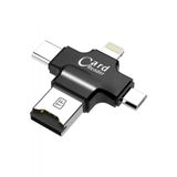 Daytona HC-05 Type-C Lightning Usb-A Micro SD Siyah Kart Okuyucu Adaptör
