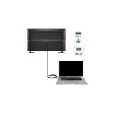Daytona K-02E Type-C To Mini Display Port 4K Hd 1.8 mt Gri Görüntü Aktarım Kablosu