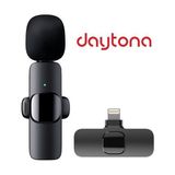 Daytona K9-L1 Lightning Wireless (Kablosuz Mikrofon) Ergonomik Tak Çalıştır Telefon Tablet Ipad Yaka Mikrofonu