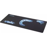 Daytona Kaymaz Taban Dikişli Mousepad Onezero Desenli Oyuncu Gaming Mouse Pad 30X70 cm - Karışık - Siyah
