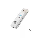 Daytona No143 Usb To Sd/micro Sd Kart Okuyucu Çevirici Adaptör Beyaz No143 (2 Adet)