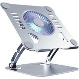 Daytona ST804 11-17.3 " Uyumlu USB Soğutma Fanlı Alüminyum Macbook Standı - Gümüş
