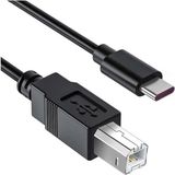 Daytona TB1-2 Type-C To USB B Telefon Bilgisayar Tablet İçin Mıdı Org Elektrikli Piyano Yazıcı Konnektörü Çevirici Kablo 2 Adet (1metre)