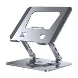 Daytona ZR-104 Alüminyum Katlanabilir 360 Derece Dönen Taşınabilir Laptop Standı - Gümüş