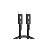 Daytona ZR1107-T Thunderbolt 5,0 Type-C Kablo 240W PD Hızlı Şarj, 120Gbps Veri Aktarımı, 16K 60Hz Görüntü Desteği, E-Marker Akıllı Çipli, Thunderbolt 3/4/USB4 Geriye Uyumlulu Örgü Kablo