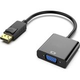 Daytona ZR140 Displayport To VGA Çevirici (Dp Erkek > Dişi Vga) Monitör-Pc Dönüştürücü Görüntü Kablosu - Yüksek Çözünürlük, Kesintisiz Görüntü Aktarımı - Siyah