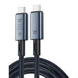 Daytona Zr848 240W Usb 4.0 40Gbps 8K Thunderbolt Görüntü Aktarım Ve Hızlı Şarj Kablosu 0,5 Metre