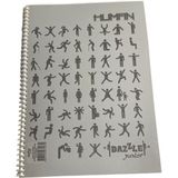 Dazzle Junior Human Spiralli Defter A4 72 Yaprak Çizgili Okul Defteri