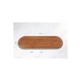 Db Atölye Rattan Örgü Plakası Oval 13X41 cm Ceviz renk - Bambu Sepet Altlığı - Örgü Sepet Supla