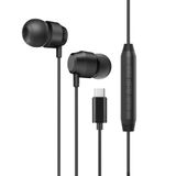 DB-audio USB C Kulaklıklar Kablolu Kulaklıklar, Mikrofonlu Kulak İçi C Tipi Manyetik Kulaklık Eller Serbest Arama iPhone 15/15pro Samsung Galaxy S23 S22 S21 Google Pixel 7 6 5 4 Siyah ile Uyumlu