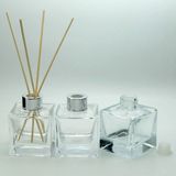 D&B Boş Parfüm Şişesi 110 ml (5 Adet) Kare Bambu Boş Şişe
