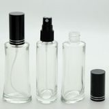D&B Boş Parfüm Şişesi 50 ml (5 Adet) Siyah Kapak Metal Valf Siyah Eyfel Boş Şişe