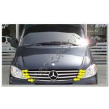 Db Chrome Mercedes Vito Ön Panjur Nikelajı 2004-2010 7 Parça P.Çe