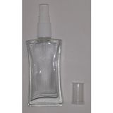 D&B Parfüm Şişesi 50 ml (5 Adet) (TEKRAR DOLDURULABİLİR) Şeffaf Kapaklı Içbükey Boş Şişe