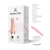 Db Sessiz Çalışabilen Süper Silikon Oynar Başlı Hareketli Kumandalı Şarjlı Titreşimli Vibratör