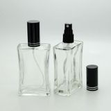 D&B Yol Boş Parfüm Şişesi 100 Ml (2 Adet) Metal Kapak Plastik Valf İçbükey(Tekrar Doldurulabilir) Boş Şişe