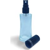 D&B Yol Boş Parfüm Şişesi 100 Ml (2 Adet) (Tekrar Doldurulabilir) Eyfel Siyah Kapak Plastik Valf Boş Şişe