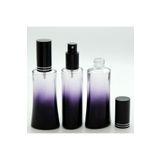 D&B Yol Boş Parfüm Şişesi 100 Ml (2 Adet) (Tekrar Doldurulabilir) Siyah Eyfel Siyah Metal Valf Ve Kapak