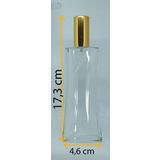 D&B Yol Boş Parfüm Şişesi 100 Ml (3 Adet) Sarı Kapak Plastik Valf Eyfel (Tekrar Doldurulabilir) Boş Şişe