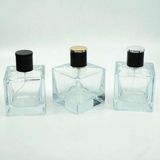D&B Yol Boş Parfüm Şişesi 100 Ml (5 Adet) Şeffaf Küp Model (Aparat İle Kapatılan-Kolay Kapama) Boş Şişe