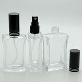 D&B Yol Boş Parfüm Şişesi 50 Ml (2 Adet) (Tekrar Doldurulabilir) Içbükey Siyah Kapak Plastik Valf Boş Şişe