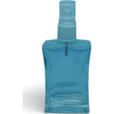 D&B Yol Boş Parfüm Şişesi 50 Ml 3 Adet (Tekrar Doldurulabilir) Şeffaf Kapaklı Içbükey Boş Şişe