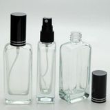 D&B Yol Boş Parfüm Şişesi 50 Ml (5 Adet) Iphone (Tekrar Doldurulabilir-Çevirmeli Kapak) Metal Kapak Plastik Valf Boş Şişe