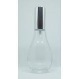 D&B Yol Boş Parfüm Şişesi 70 Ml (2 Adet) (Tekrar Doldurulabilir) Boş Ampul Şişe Gri Kapak Plastik Valf