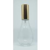 D&B Yol Boş Parfüm Şişesi 70 Ml (2 Adet) (Tekrar Doldurulabilir) Boş Ampul Şişe Sarı Kapak Plastik Valf