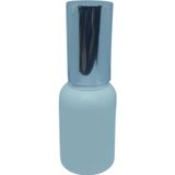 D&B Yol Boş Parfüm Ve Kolonya Şişesi Beyaz 30 Ml 5 Adet (Tekrar Doldurulabilir) Gri Kapak Boş Plastik