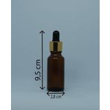 D&B YOL Damlalıklı 20 ml 5 Adet Amber Şişe