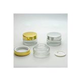 D&B Yol Krem Kavanozu 30 Ml (15 Adet) Boş Şeffaf Sarı Kapaklı Kutu
