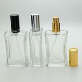 D&B Yol Parfüm Şişesi 100 Ml (2 Adet) Içbükey (Tekrar Doldurulabilir)Metal Valf Ve Kapak Içbükey Boş Şişe