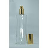 D&B Yol Parfüm Şişesi 100 Ml (2 Adet) (Tekrar Doldurulabilir) Eyfel Sarı Metal Valf Ve Kapak Boş Şişe