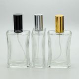 D&B Yol Parfüm Şişesi 100 ml (3 ADET) Içbükey (TEKRAR DOLDURULABİLİR) Metal Valf Ve Kapak Boş Şişe