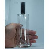 D&B Yol Parfüm Şişesi 100 Ml (3 Adet) (Tekrar Doldurulabilir) Gri Kapak Metal Valf Eyfel Boş Şişe