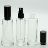 D&B Yol Parfüm Şişesi 100 Ml (3 Adet) (Tekrar Doldurulabilir) Siyah Kapak Plastik Valf Eyfel Boş Şişe