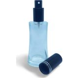 D&B Yol Parfüm Şişesi 100Ml 3 Adet (Tekrar Doldurulabilir) Siyah Kapak Metal Valf Eyfel Boş Şişe