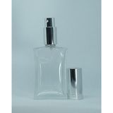 D&B Yol Parfüm Şişesi 30 Ml (10 Adet) Gri Kapak Metal Valf İçbükey (Tekrar Doldurulabilir) Boş Şişe