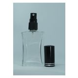 D&B Yol Parfüm Şişesi 30 Ml (3 Adet) Siyah Kapak Plastik Valf İçbükey (Tekrar Doldurulabilir) Boş Şişe