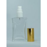 D&B Yol Parfüm Şişesi 30 Ml (5 Adet) Sarı Kapak Plastik Valf İçbükey (Tekrar Doldurulabilir) Boş Şişe