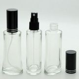 D&B Yol Parfüm Şişesi 50 Ml 10 Adet (Tekrar Doldurulabilir) Siyah Kapak Plastik Valf Eyfel Boş Şişe