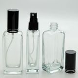 D&B Yol Parfüm Şişesi 50 Ml (2 Adet) (Tekrar Doldurulabilir) Iphone Siyah Kapak Plastik Valf Boş Şişe