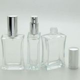 D&B Yol Parfüm Şişesi 50 Ml (3 Adet) Gri Kapak Metal Valf İçbükey (Tekrar Doldurulabilir) Boş Şişe