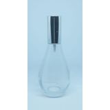 D&B Yol Parfüm Şişesi 70 Ml (4 Adet) Boş (Tekrar Doldurulabilir) Ampul Şişe Gri Kapak Plastik Valf