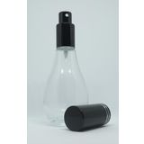 D&B Yol Parfüm Şişesi 70 Ml (4 Adet) (Tekrar Doldurulabilir) Boş Ampul Şişe Siyah Metal Valf Ve Kapak