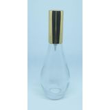 D&B Yol Parfüm Şişesi 70 Ml (6 Adet) (Tekrar Doldurulabilir) Boş Ampul Şişe Sarı Metal Valf Ve Kapak