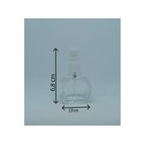 D&B YOL Parfüm Ve Kolonya Şişesi 10 ml 5 Adet (TEKRAR DOLDURULABİLİR) Boş Cam Beyaz Sprey Şişe